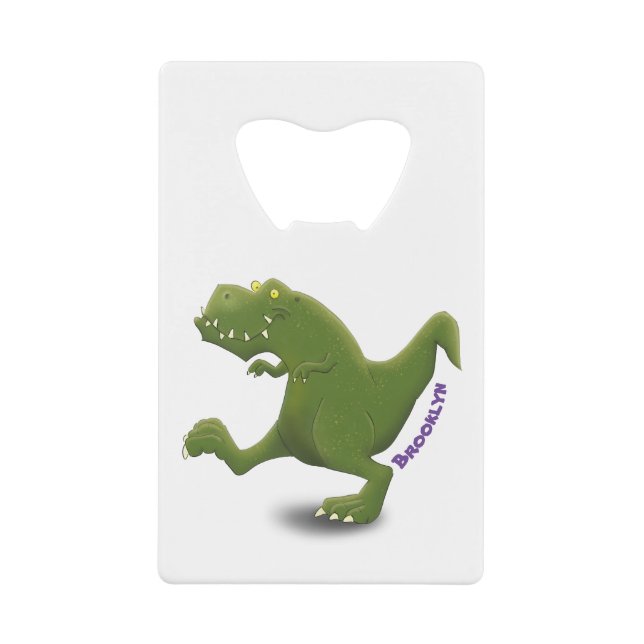 Funny T rex dinosaur cartoon humour (Front)