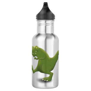 Funny T rex dinosaur cartoon humour 532 Ml Water Bottle