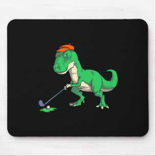 Funny T Rex Dinosaur Golf Gifts Shirts For Men Gol Mouse Pad