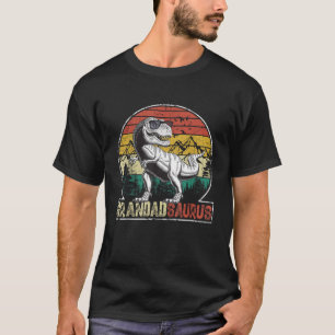 Funny T Rex Dinosaur GrandadSaurus Matching Family T-Shirt