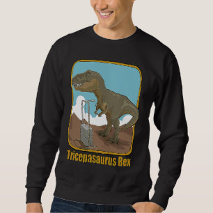 Funny T Rex Dinosaur I'm Unstoppable Bodybuilding  Sweatshirt