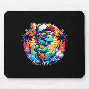 Funny T-rex Dinosaur Sell Player Kids Boys Toddler Mouse Pad