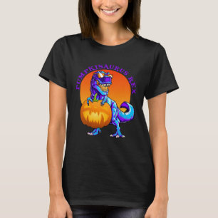 Funny T Rex Halloween PumpkisaurusRex Pumpkin Dino T-Shirt