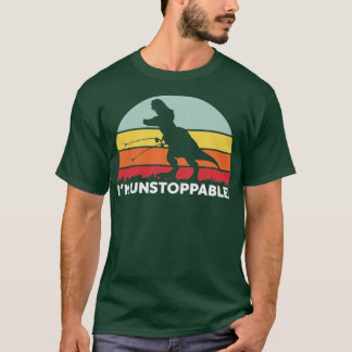 Funny T Rex Im Unstoppable With Trash Grabber Pick T-Shirt
