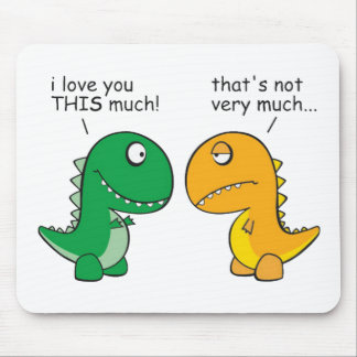 funny-T-Rex-little-arms-cartoon Mouse Pad
