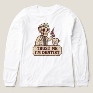 Funny T-Shirt Design, Dental Humour Graphic Tri-Blend Shirt