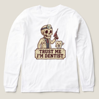 Funny T-Shirt Design, Dental Humour Graphic Tri-Blend Shirt