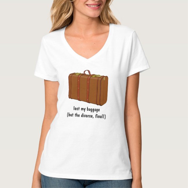 Funny T-Shirt - Divorce & Marriage - Humourous Gif (Front)