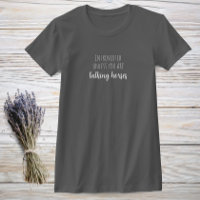 Funny T-shirt for Introverted Horse Lover