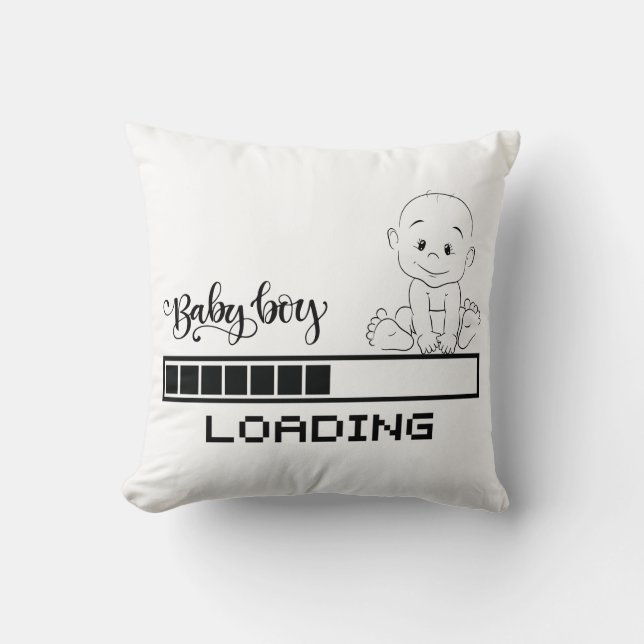 Funny T-shirt Infant Pregnancy Child Mother, 1/2 Cushion (Front)