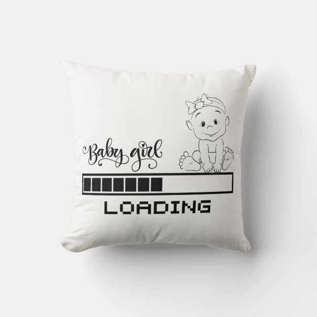 Funny T-shirt Infant Pregnancy Child Mother Cushion (Front)