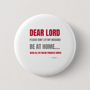 Funny T-shirt meme online shopping 6 Cm Round Badge