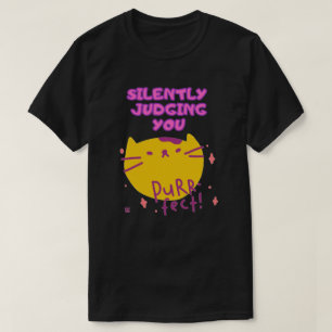 funny t-shirt "PURR FECT"