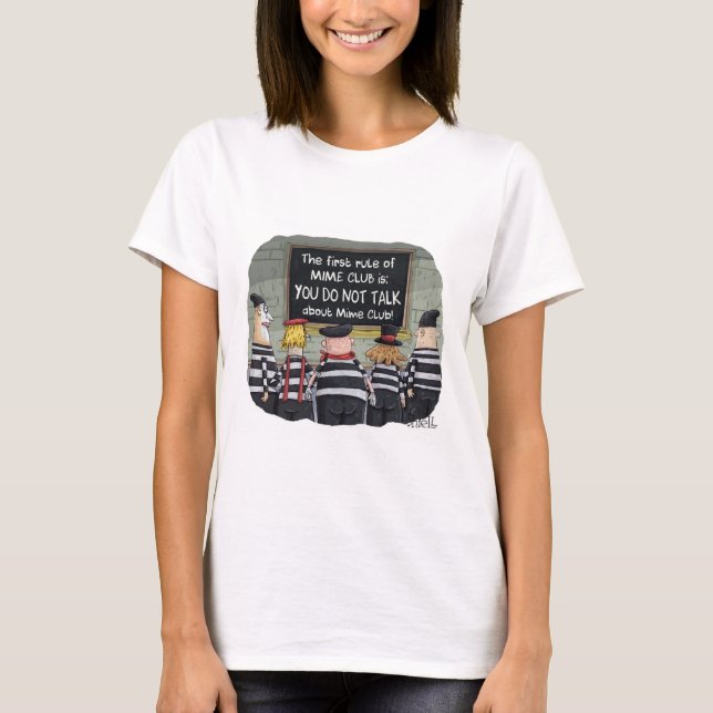 Funny T-Shirt with mimes. (Front)