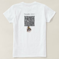 Funny T-Shirt with Playful Ostrich and QR Code
