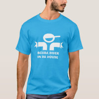 Funny t-shirt with quote for scuba divers