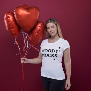 Funny T-shirt with the phrase "MOODY MOCKS"