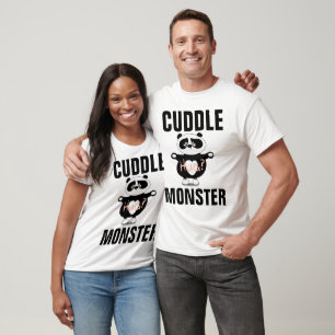 Funny T-shirts for Dad, CUDDLE MONSTER