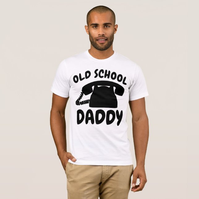 Funny T-shirts for Dad, OLD SCHOOL (Front Full)