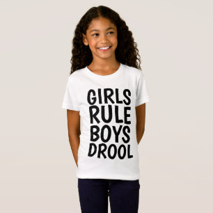 Funny T-shirts for Girls/Kids GIRLS RULE