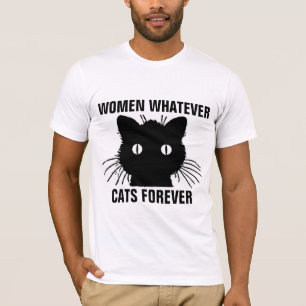 FUNNY t-shirts for men guys, CATS FOREVER