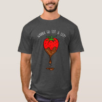 Funny T-shirts | Strawberry Dipped in Chocolate