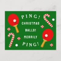 Funny Table Tennis Christmas