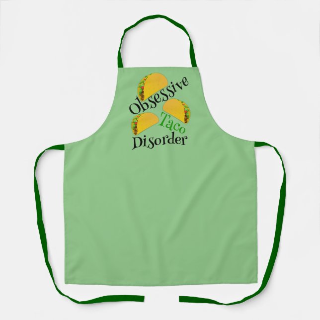 Funny Taco Lover Apron (Front)