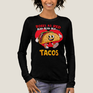 Funny Taco T-Shirt Design For Taco Lovers Tri-Blend Shirt
