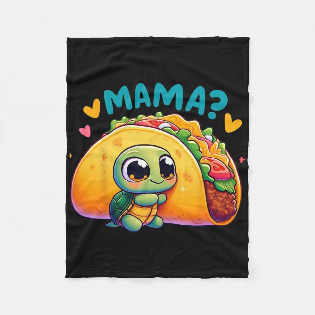 Funny Taco Tequila Mama Cinco De Mayo  Fleece Blanket (Front)