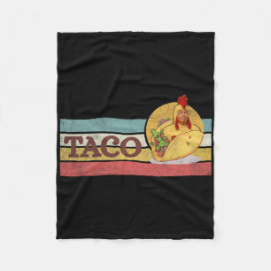 Funny Taco Trump Always Chickens Out T.a.c.o _3  Fleece Blanket