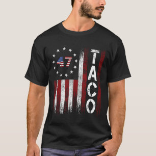 Funny Taco Trump Always Chickens Out T-Shirt