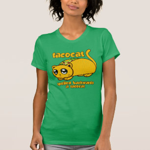 Funny Tacocat Spelled Backwards T-Shirt