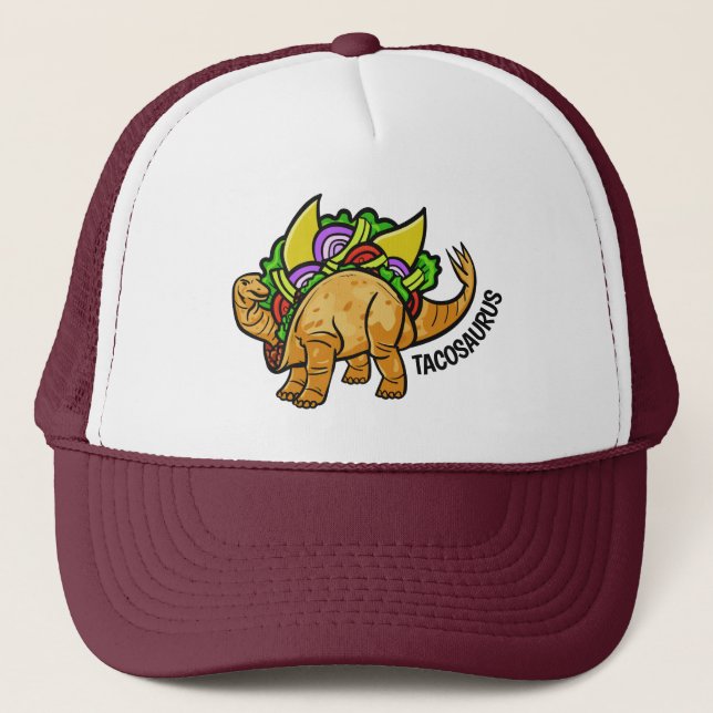 Funny TACOSAURUS custom hats (Front)
