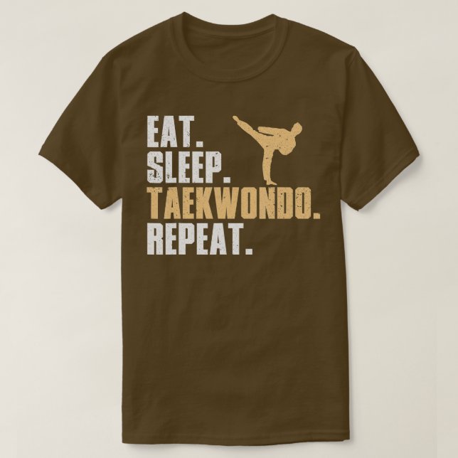 Funny Taekwondo Design For Boys Girls Tae Kwon Do  T-Shirt (Design Front)