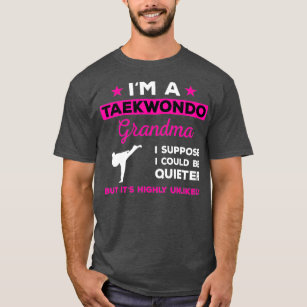 Funny Taekwondo Grandma  Karate Martial Arts T-Shirt