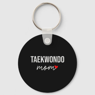 Funny Taekwondo Mum - Cute Taekwondo Mum Gift For Key Ring