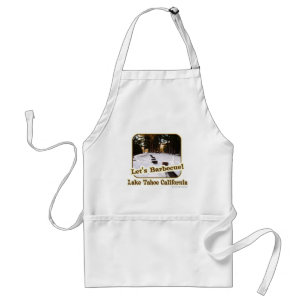 Funny Tahoe BBQ Slogan Standard Apron
