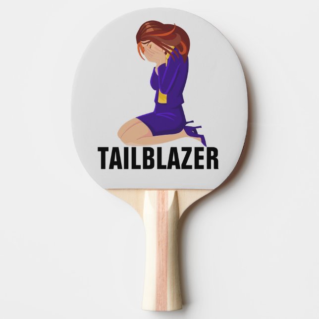 FUNNY TAILBLAZER Ping Pong Paddles (Front)