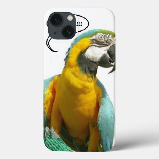 Funny Talking Parrot iPad Case-Mate iPhone Case (Back)