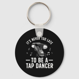 Funny Tap Dancing Art For Men Women Line Dancing T Key Ring