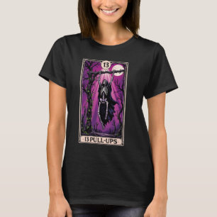 Funny Tarot Card Pullup Gym Occult Workout Pull-up T-Shirt