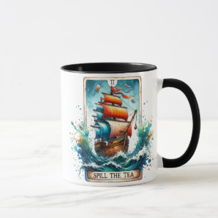 Funny Tarot Card /Spill The Tea Mug