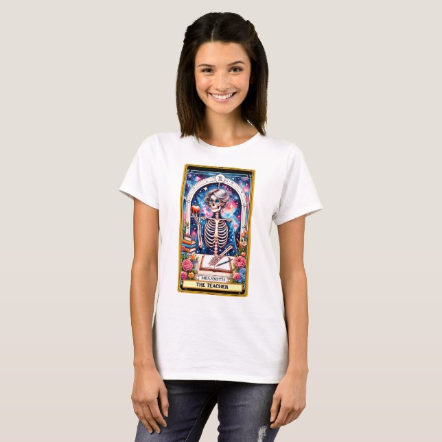 Funny Tarot Card/The Teacher Personalised T-Shirt (Front Full)