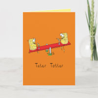 Funny Tater Tots Teeter Totter Kids