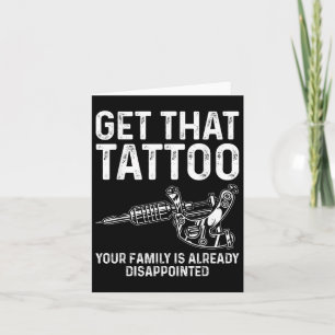 Funny Tattoo Artist Art For Men Women Tattooer Tat Card