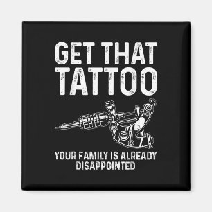 Funny Tattoo Artist Art For Men Women Tattooer Tat Magnet