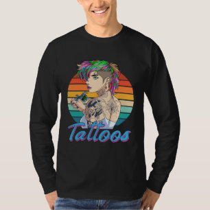 Funny Tattoo Artist Girl Tattooist Female Tattoos T-Shirt