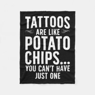 Funny Tattoo Design For Men Women Tattooist Tattoo Fleece Blanket