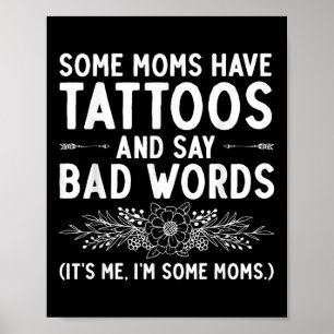 Funny Tattoo Design For Mum Women Tattoo Artist Ta Poster